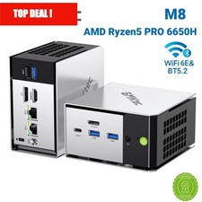 GMKtec M8 Mini PC Ryzen 5 PRO 6650H 16GB Triple 4K Display picture