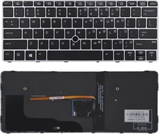 NEW HP EliteBook 725 G3 G4 820 G3 G4 US Sliver Keyboard with Backlit 826631-001 picture