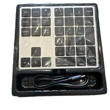 Kisnt 34 Key wire Number Pad 34 Numeric Keypad slim BT1 BT2 Off WIN MAC picture