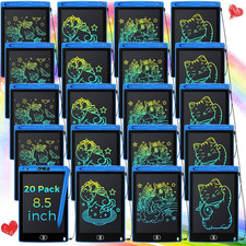 20 Pack LCD Writing Tablet for Kids: 8.5 Inch Colorful Drawing Doodle Boards - R picture