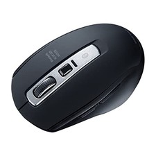 Sanwa Supply Silent Bluetooth 5.0 Blue LED Mouse Black MA-BTBL162BK picture