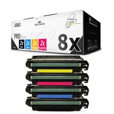 8x MWT XXL Compatible Toner for HP Color LaserJet CP-3525-DN CM-3530-MFP picture