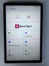 TCL TMobile REVVL Tab 2 64GB 9185W (T-Mobile) Black Good Condition picture