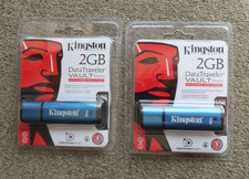 (2)  Kingston 2GB Data Traveler  Vault Privacy Edition USB Flash Drive picture