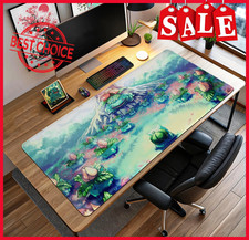 Bulbasaur Forest Mouse Pad, Large Gaming Desk Mat, Cute Pokémon Grass Gift HPN49 picture