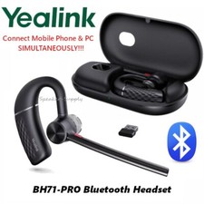 Yealink BH71-PRO Bluetooth Wireless Headset System Ear Hook Connect PC & Phone picture