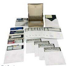Vintage IBM Compatible Software w/Case First Publisher Lotus 1-2-3 Disk Speedup  picture