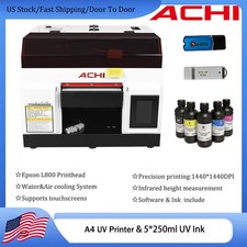 ACHI A4 UV Epson L800 Inkjet Infrared Altimetry Printer With Rotary With Ink picture