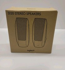 Logitech S120 Computer Speakers 2.0 Channel Wired Stereo, Black (980-000012) picture