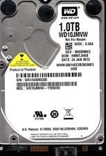 WD10JMVW-11S5XS0 S/N: WX41A DCM: HBMTJHKB WESTERN DIGITAL 1TB THAILAND JAN 2013 picture