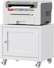 Small Printer Stand W/ Storage Mobile Printer Cart for Home Office picture