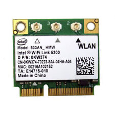 Dell Intel WiFi Link 5300 533AN_HMW Dual Band Wireless N PCIe Half N900 0KW374  picture