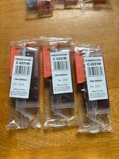 3x Compatible Canon CLI-251M Magenta Ink Cartridges New Sealed Exp 12/2024 picture
