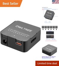 Compact 60W 12V PWM Fan Speed Controller - Dual Power Modes for 6 Fans picture