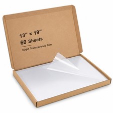 60 Sheets 13x19 Inch Waterproof Inkjet Transparency Film Silk Screen Print picture