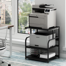 Fannova Printer Stand, 23.6 X18.9 X 30 Inches Large Printer Table with Adjustabl picture