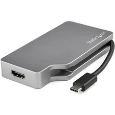 StarTech USB C Multiport Video Adapter 4K/1080p - USB Type C to HDMI, VGA, DVI picture
