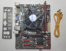 Biostar H61MGC Motherboard Core I3-2100 8GB RAM, IO Shield # 1791 picture