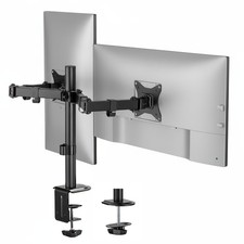 Mount-It Dual Monitor Stand, Full Motion Desk Mount for 2 Screens up to 32” ... picture