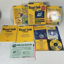 Visual Cafe 2.5 Professional Development + Manual PC CD create Java Windows 95 picture