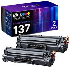 Cartridge 137 CRG137 Canon Compatible Black 2 Pack E Z Ink Toner D570 picture