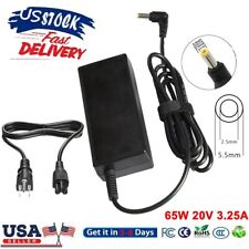 20V 3.25A 65W AC Adapter Charger For Lenovo Laptop Power Supply Cord 5.5*2.5mm picture