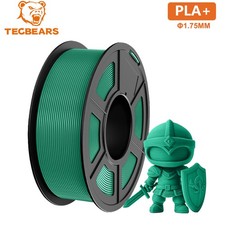 TECBEARS Grass Green  PLA Plus Filament 1.75 for Most FDM 3D Printers 1kg Spool picture