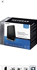 NETGEAR Nighthawk Cable Modem WiFi 6 Router Combo (CAX80-100NAS) picture