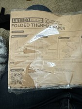 NEW 200 Pcs Folded Letter Thermal Paper for Quick-dry, 8.5 X 11”, By peripage picture
