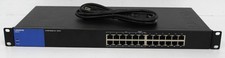 Linksys LGS124P 24-Port Business Gigabit PoE+ Network Switch Black Tested Works picture