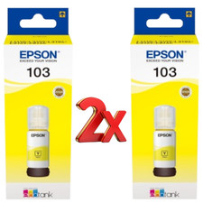 Epson 103 EcoTank Yellow Original Ink Bottle EcoTank L1110 L3110 L3150 (2 Pack) picture