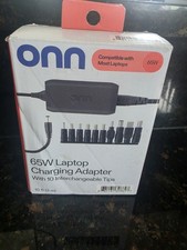 ONN 65W Universal Laptop Charger with 10 Interchangable Tips picture