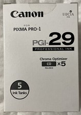 Canon PGI-29 Chroma Optimizer Tank Pixma Pro-1 4879B009 Factory Sealed Box Of 5 picture