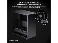 Phanteks XT Pro Silent, Mid-Tower Gaming Chassis, 3x M25-120 Black Fans picture