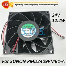 For SUNON PMD2409PMB1-A DC 24V 12.2W 92×92×38MM Inverter Cooling Fan 2Pin picture