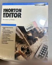 The Norton Editor Software NIB New in Box picture