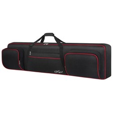 Soft 88-Key Keyboard Case with Adjustable Straps & Multiple Storage Pockets picture