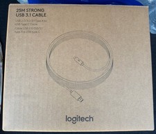 New Logitech Strong 25m (82ft) USB-A to USB-C Cable 939-001802 picture