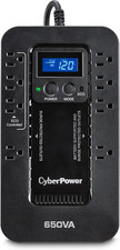 EC650LCD Ecologic Battery Backup & Surge Protector UPS System, 650VA/390W, 8 Ou picture