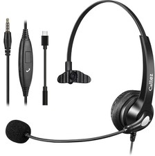 Callez 3.5mm Jack Cell Phone Headset with Microphone Noise Cancelling for PC Lap picture