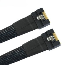 SlimSAS SFF-8654 8i 8X PCIe 4.0 Full Lock Internal Server High Speed Data Cable picture