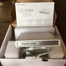 Memorex Slim External DVD Writer DVD 8X CDR 24X USB Powered Recorder MRX650LE V5 picture