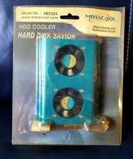 New MASSCOOL HDD Cooler Model 4B02S4 Blue Double Fan picture