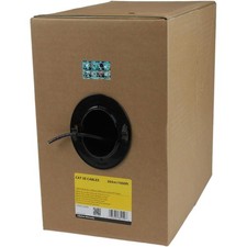 StarTech 1000ft Bulk Cat5e Solid Ethernet Cable - CMR-Rated (Black) picture