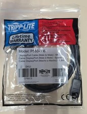 Tripp Lite Model P580-006 Display Port  male to male Cable 6 Ft. New picture