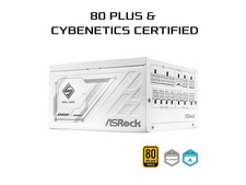 SL-1000GW 1000W 80 PLUS GOLD & Cybenetics PLATINUM Full Modular Power ASRock picture