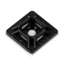 ACT Advanced Cable Ties AL-MP-750-0-C Mount Pad for Zip Ties (100 Bag, Black) picture