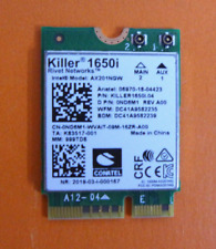 Genuine Intel Killer 1650i Wireless Wi-Fi Bluetooth A00 AX201NGW Dell ND6M1 picture