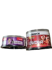 75 Magnavox DVD+R 4.7GB 1-16x 120 Min Recordable Media Disc 75Pack Disc  Mixed picture