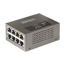 STARTECH AS445C-POE-INJECTOR 4-PORT MULTI-GIGABIT POE INJECTOR, 5/2.5G ETHERNE picture